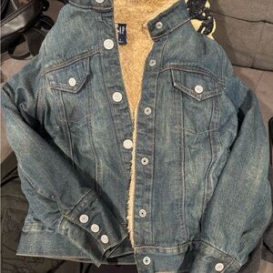 GAP Cream Sherpa Jacket